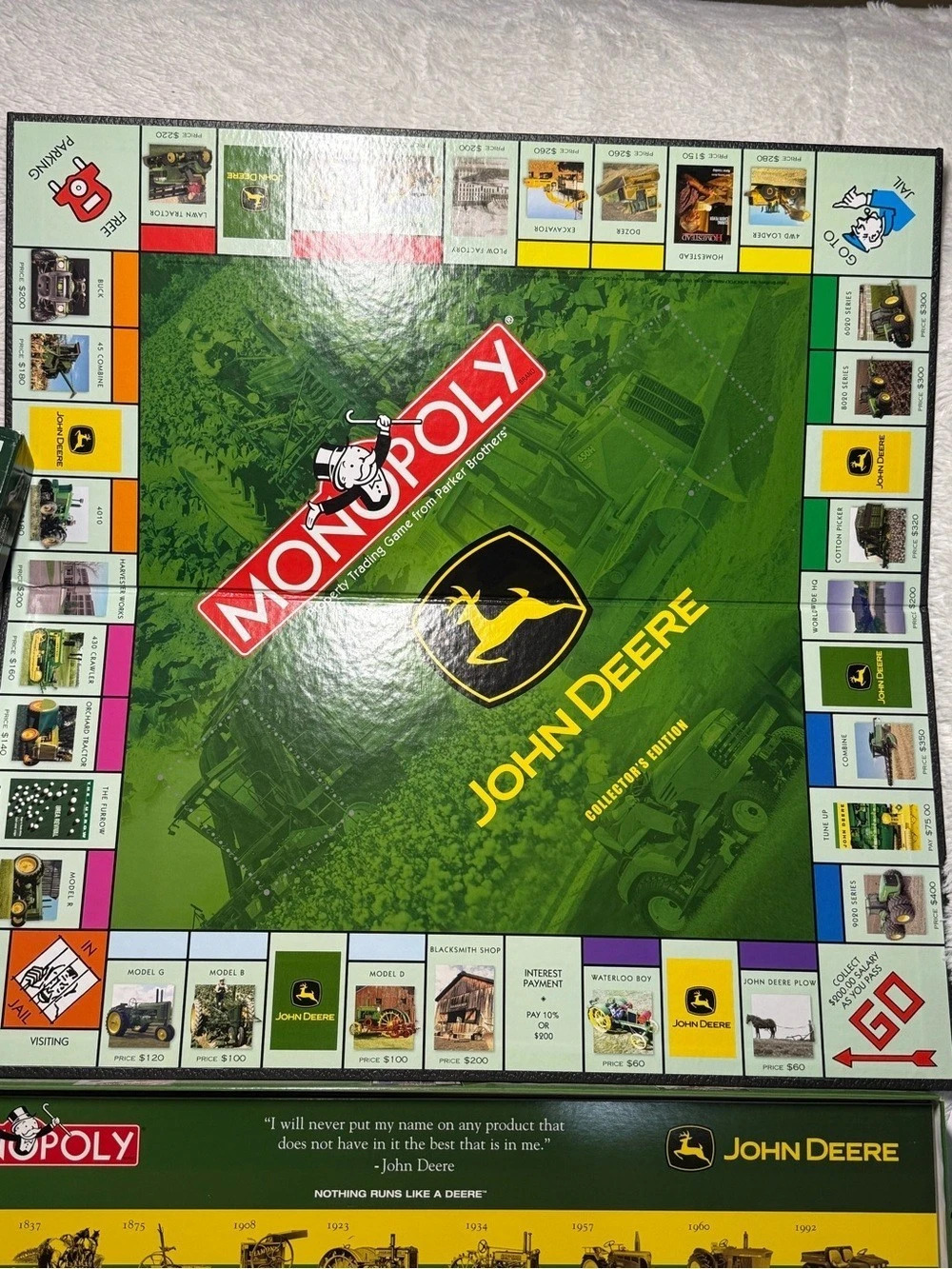 NEW Vtg 2005 Monopoly John Deere Collector's Edition Board Game All Unopened!
